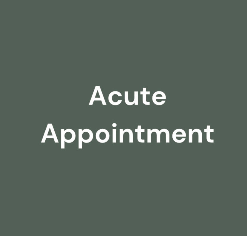Acute Appointment
