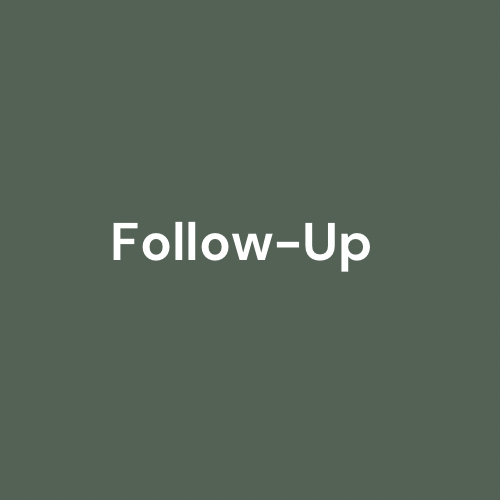 Follow-Up (30 min)
